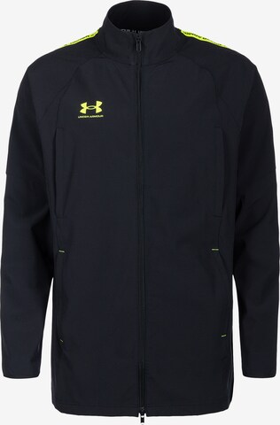 UNDER ARMOUR Athletic Jacket 'M's Ch. Pro' in Black: front