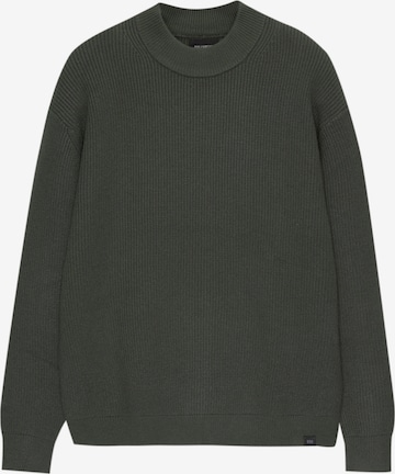 Pull&Bear Sweter w kolorze zielony: przód