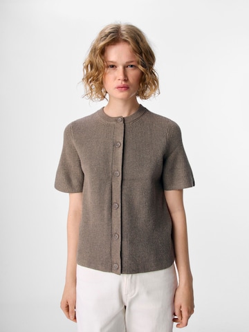 OBJECT Knit cardigan 'VIOLA' in Grey: front