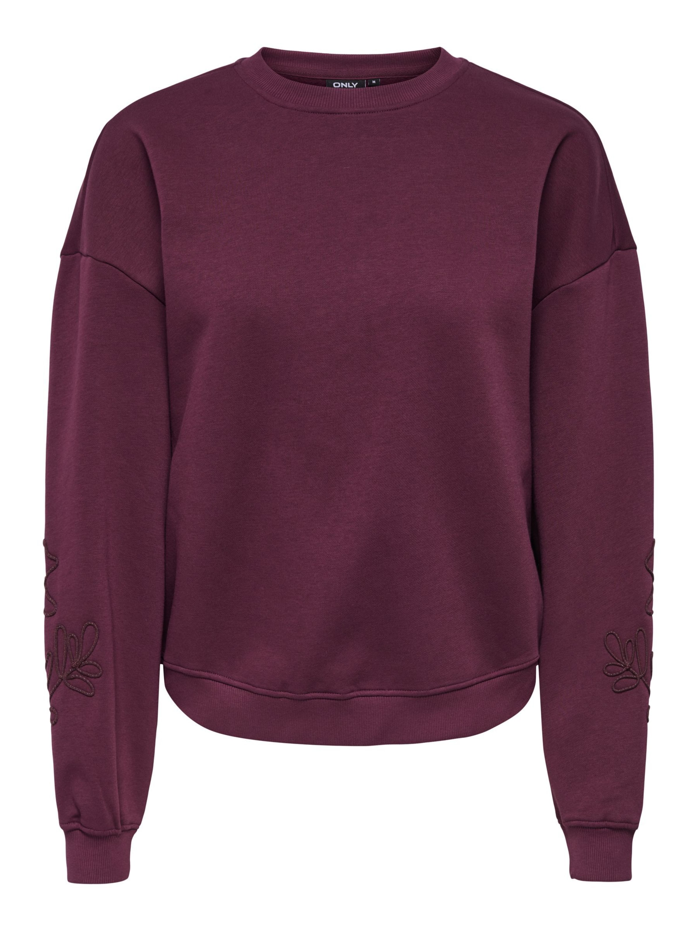 ONLY Sweatshirt 'ONLBrooklyn' in Lila: Vorderseite