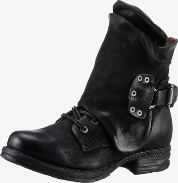 A.S.98 Boots in Black: front