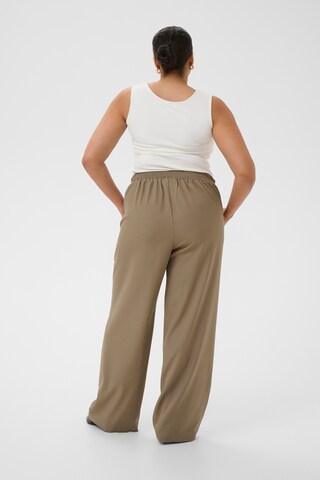 KAFFE CURVE Regular Broek 'KCvictoria' in Bruin