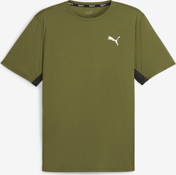 PUMA Performance Shirt in Green: front