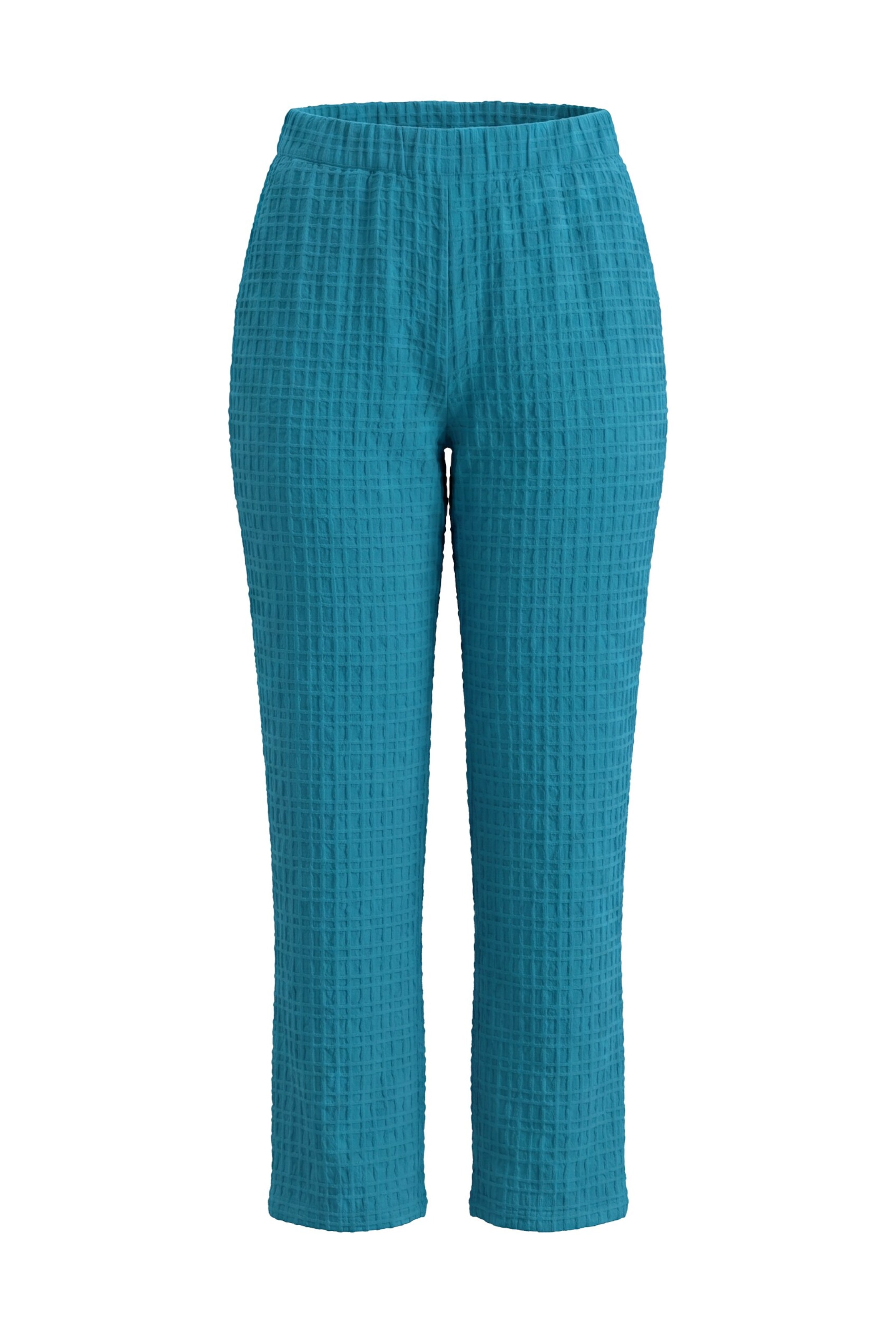 Ulla Popken Trousers in Blue: front