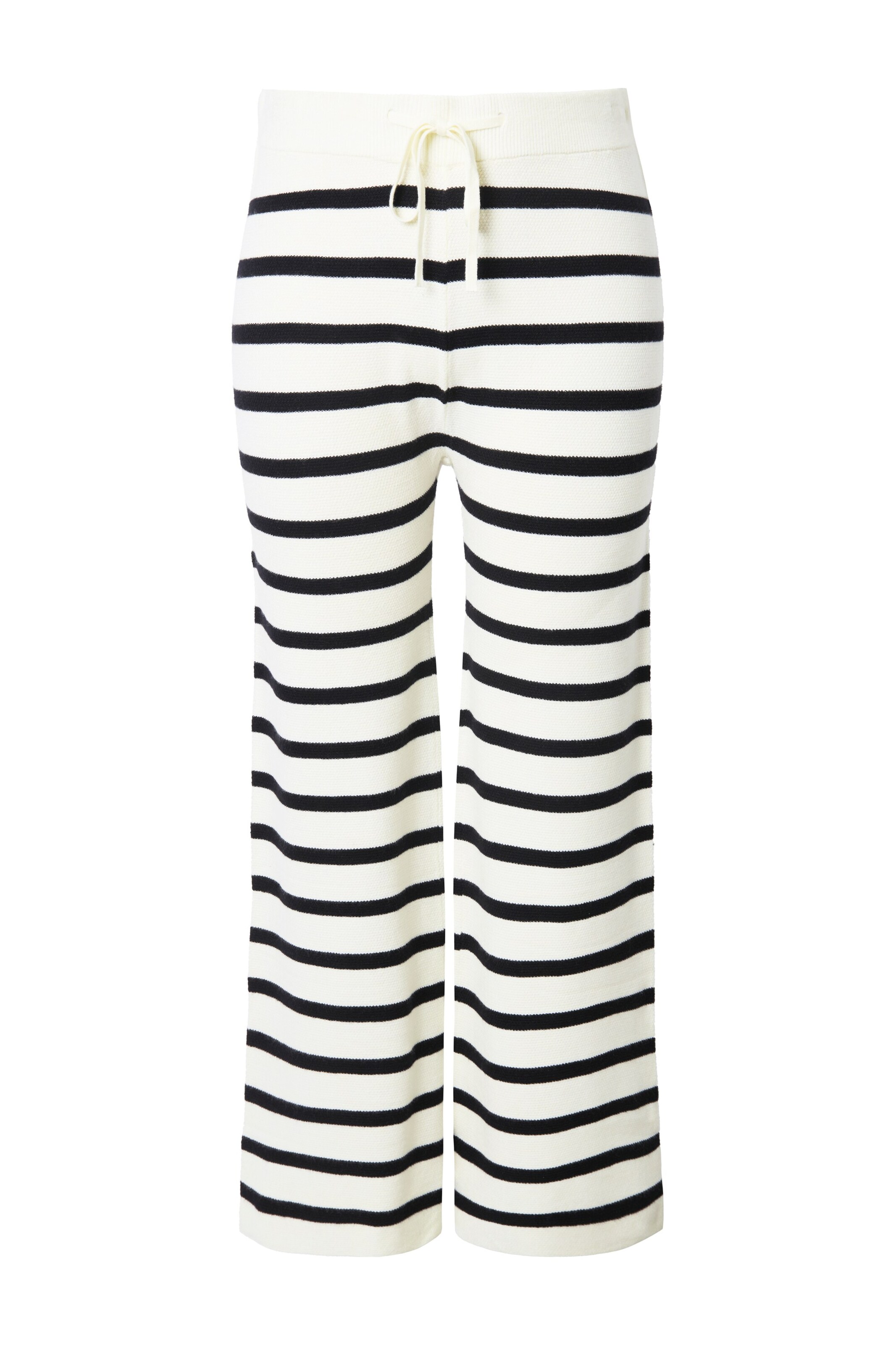 Studio Untold Loosefit Broek in Wit: voorkant