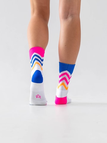 INCYLENCE Athletic Socks 'VOLTS' in Blue