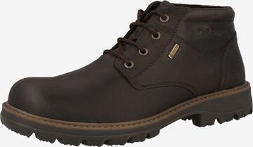 Pius Gabor Lace-Up Boots in Brown: front