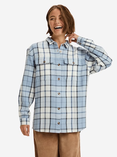 ROXY Blouse 'Let It Go' in L in Night blue / Light blue / White, Item view