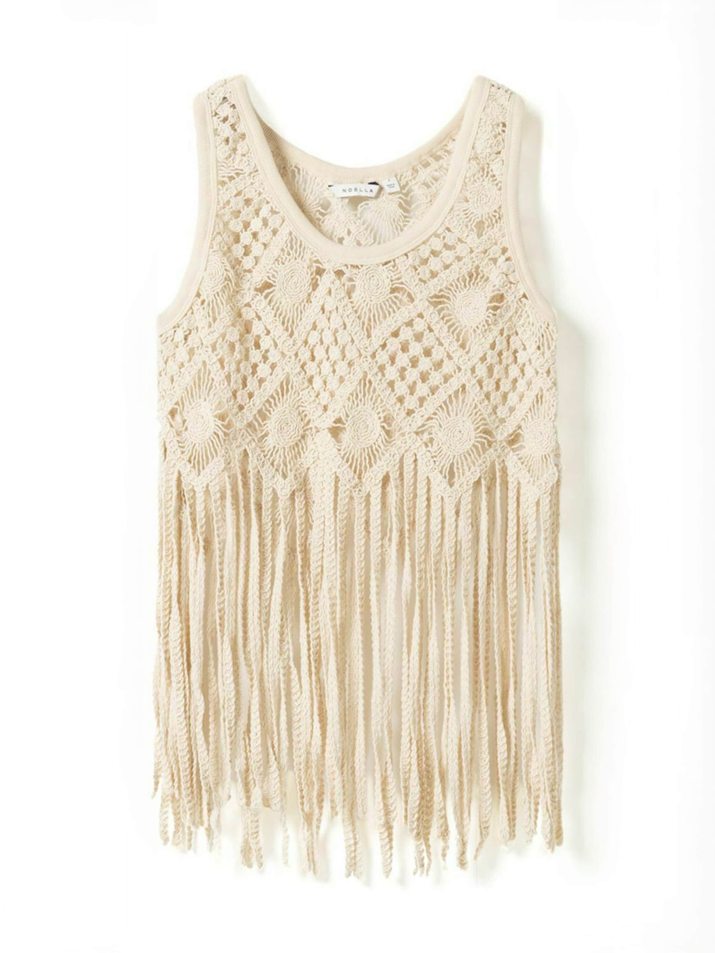 Top ' N-Myrah ' di Noella in beige: frontale