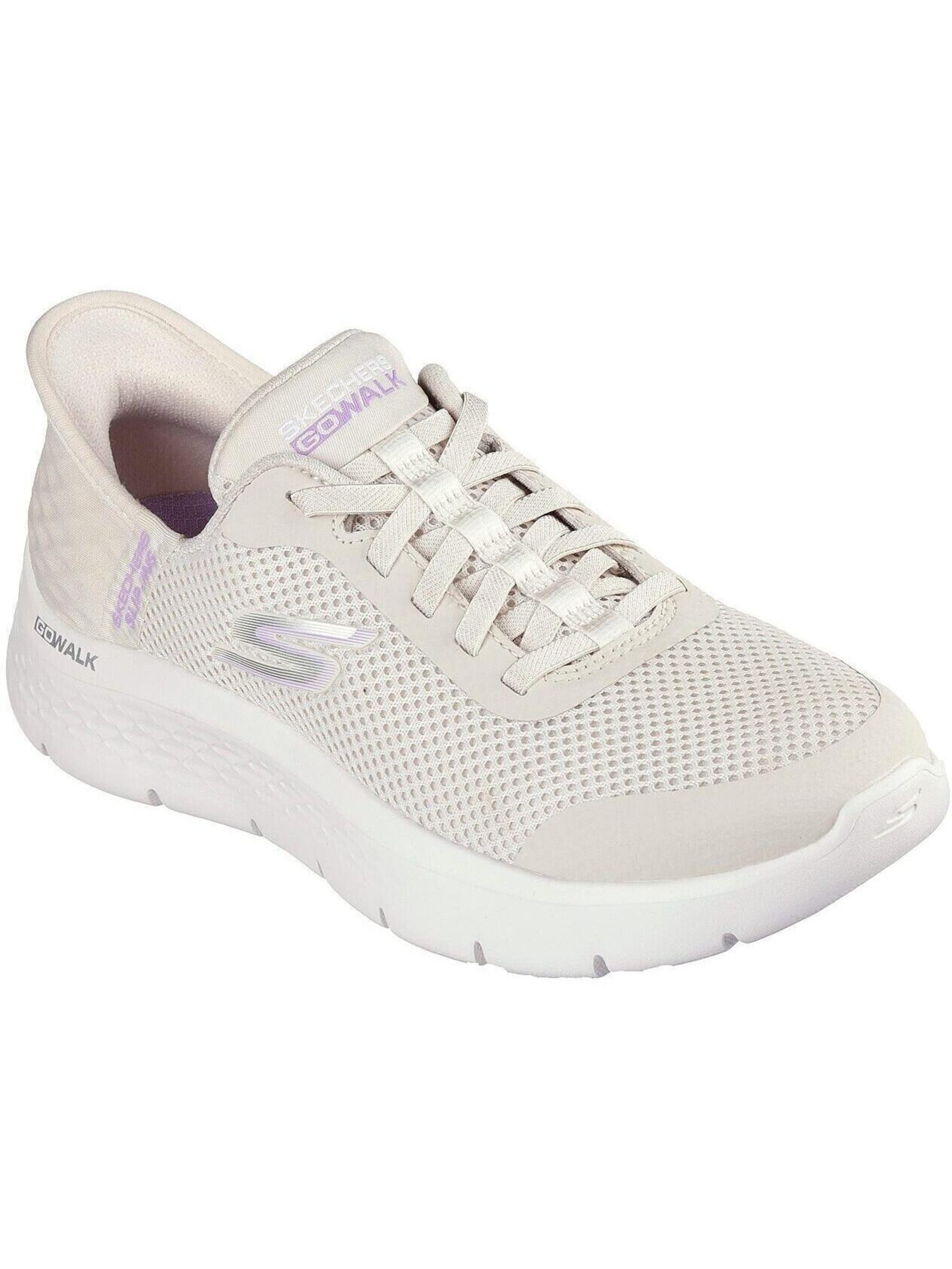 SKECHERS Sportschoen 'Go Walk Flex - Grand' in Beige: voorkant
