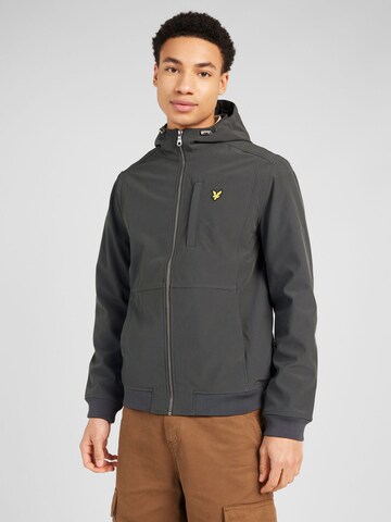 Lyle & Scott Демисезонная куртка в Серый: спереди