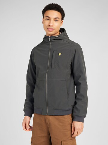 Lyle & Scott Tussenjas in Grijs: voorkant