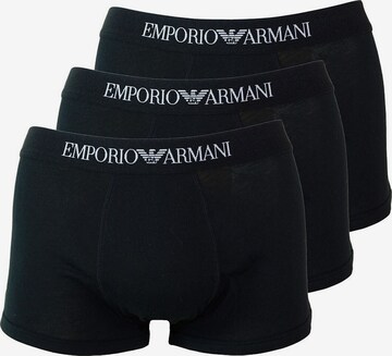 Boxers Emporio Armani en noir : devant