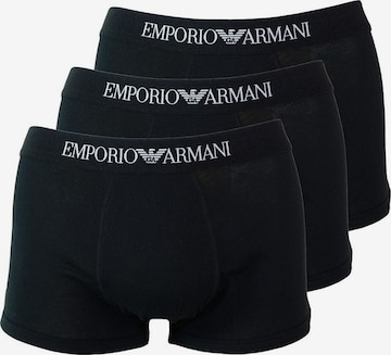 Boxer di Emporio Armani in nero: frontale