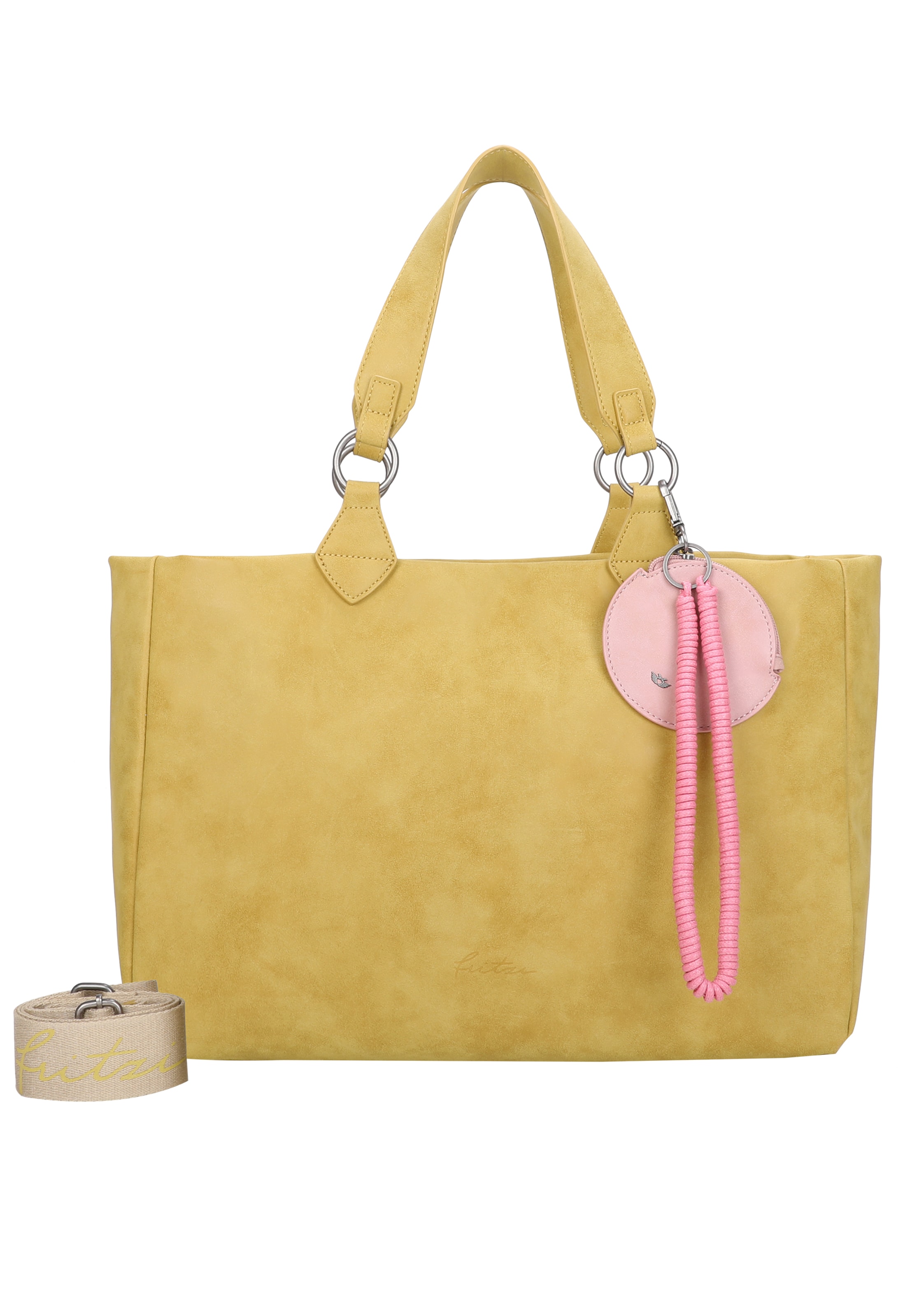 Fritzi aus Preußen Shopper 'Izzy  Vintage' in Gelb: Vorderseite