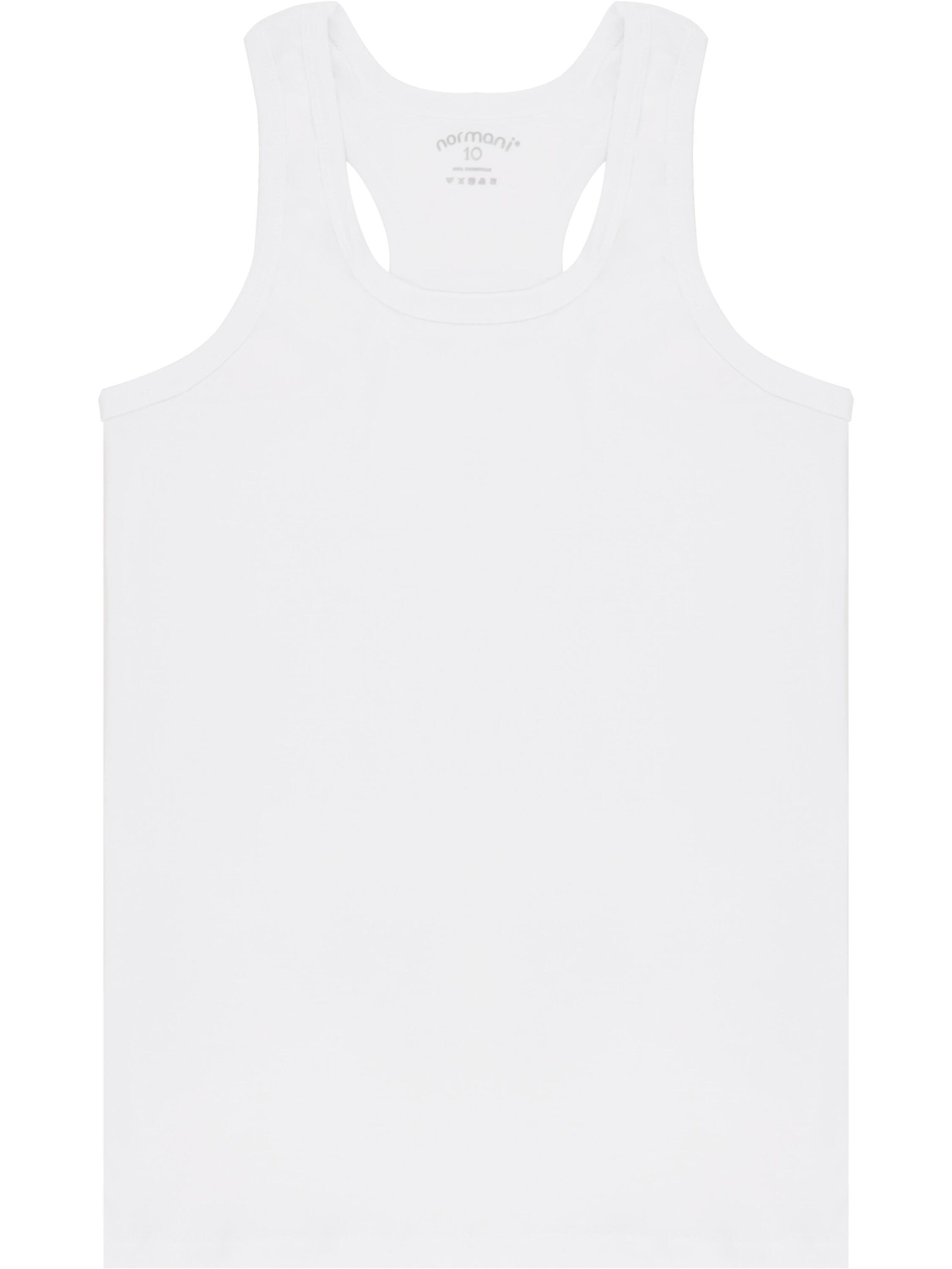 normani Undershirt 'Rambo' in White: front