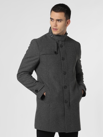 Finshley & Harding Winter Coat 'Kopenhagen' in Grey: front