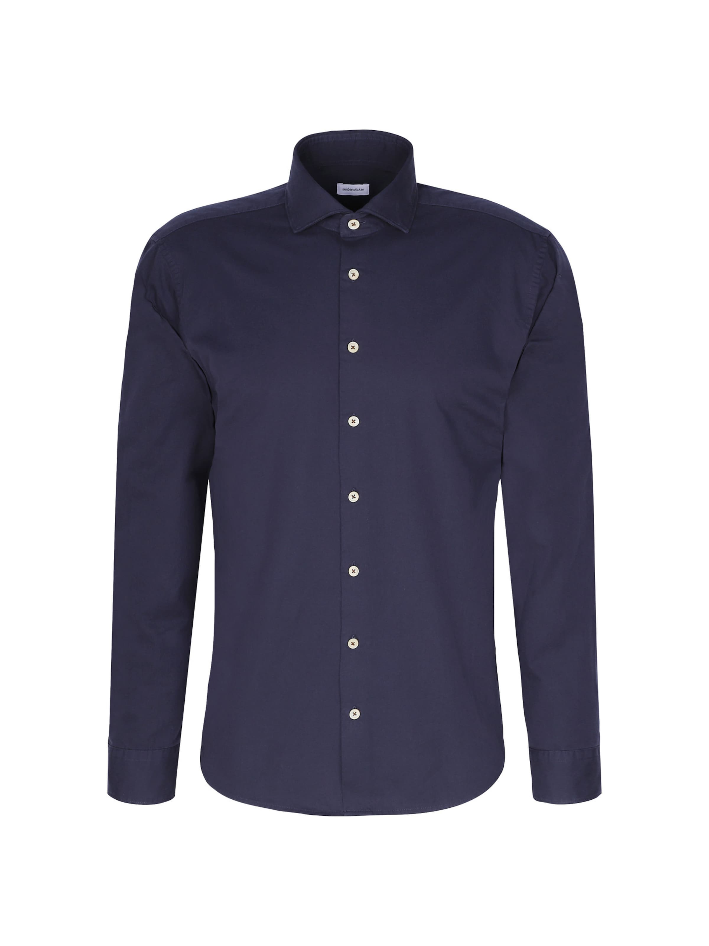 SEIDENSTICKER Regular fit Button Up Shirt in Blue: front