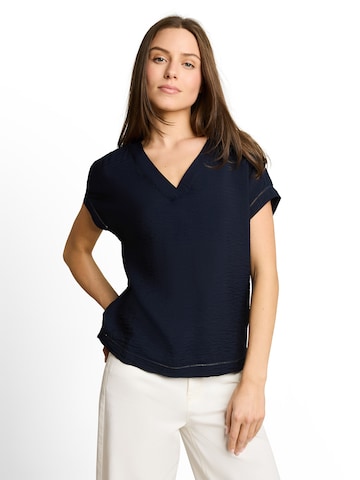TOM TAILOR - Blusa en azul: frente