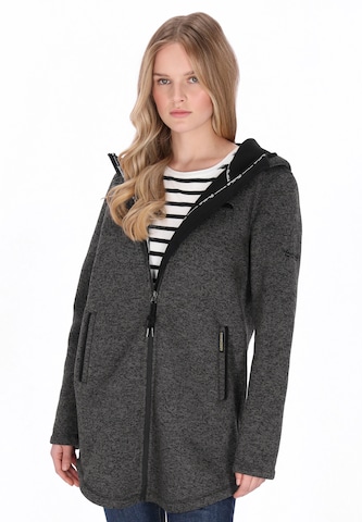 Schmuddelwedda Fleece Jacket in Grey: front