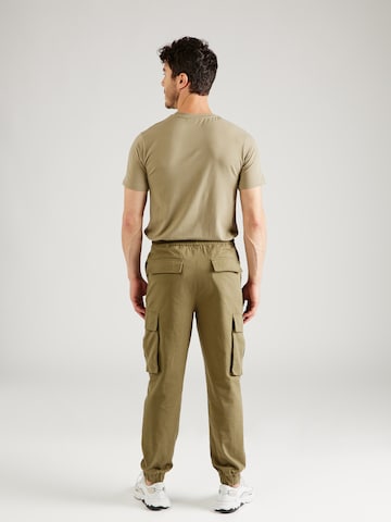ABOUT YOU x Jaime Lorente Tapered Cargo Pants 'Adriano' in Green