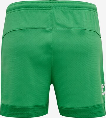 Hummel Regular Workout Pants 'Lead' in Green