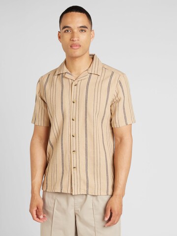 Only & Sons Regular Fit Hemd 'TREV' in Grün: Vorderseite