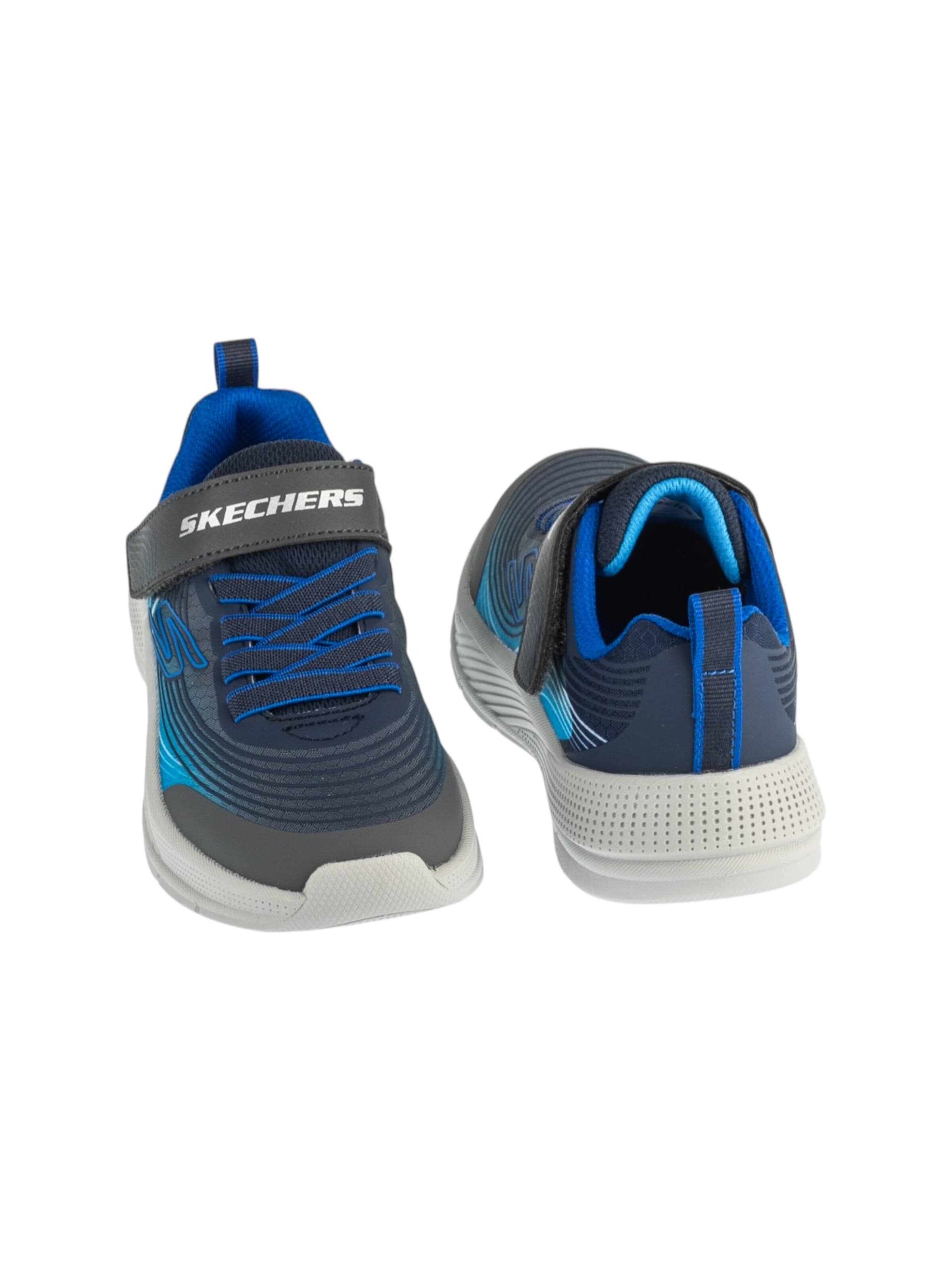 SKECHERS Sneakers 'Microspec Advance' in Blauw