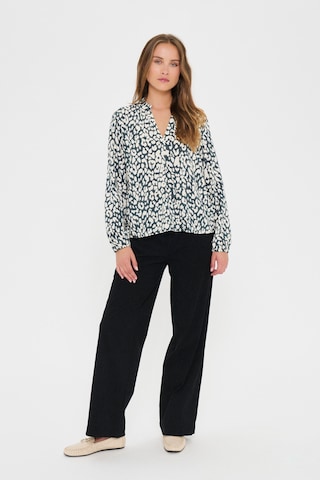 SAINT TROPEZ Blouse 'Eda' in Grey