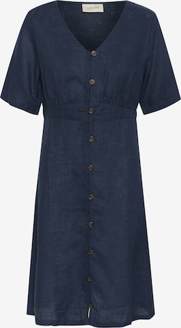 Cream Shirt Dress 'Bellis' in Blue: front