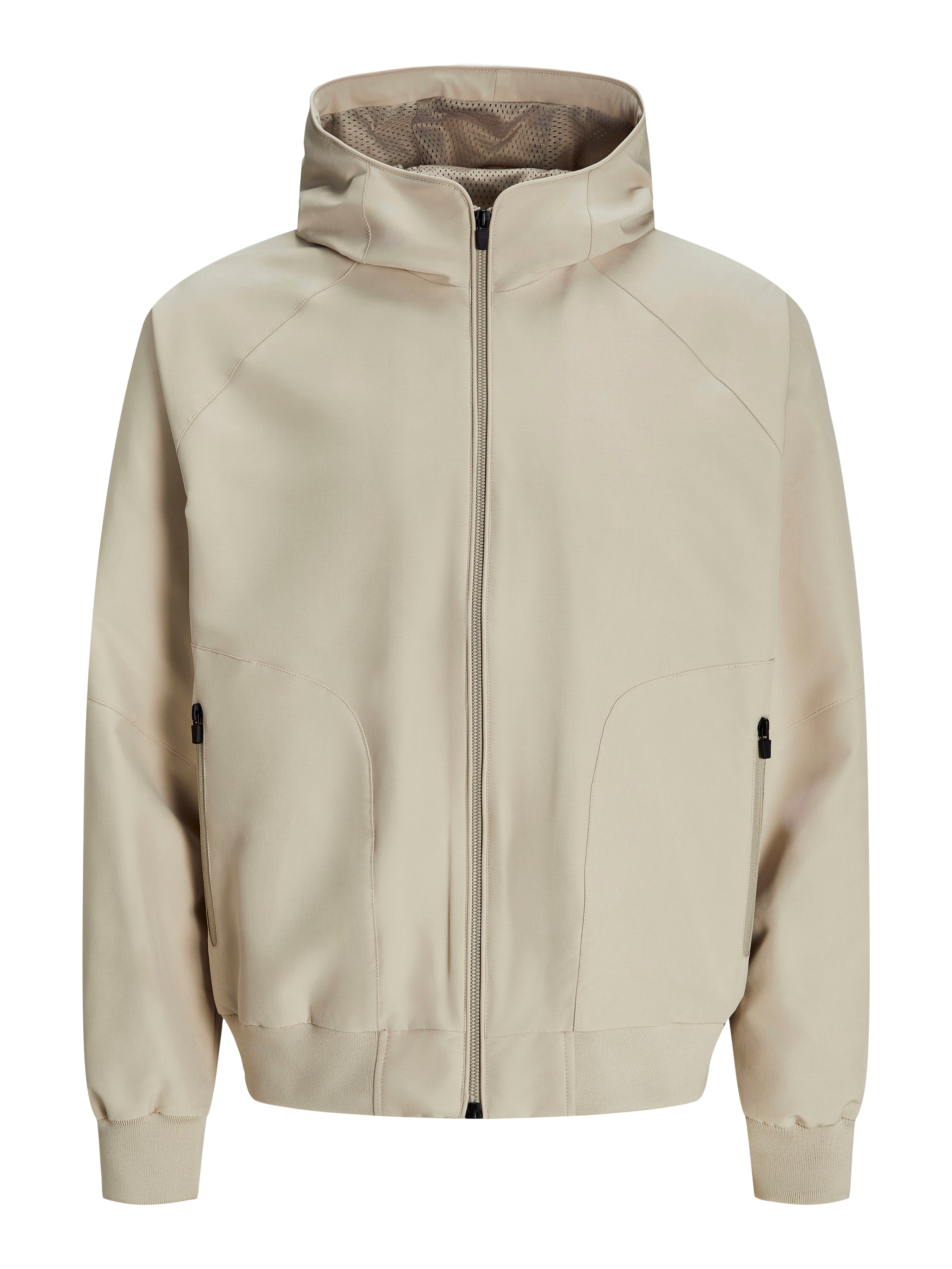 JACK & JONES Between-Season Jacket 'JJEPerfect' in Beige: front