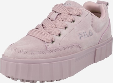 Sneaker bassa di FILA in lilla: frontale