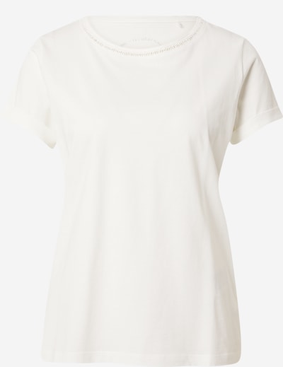TAIFUN T-Shirt (GOTS) in offwhite, Produktansicht