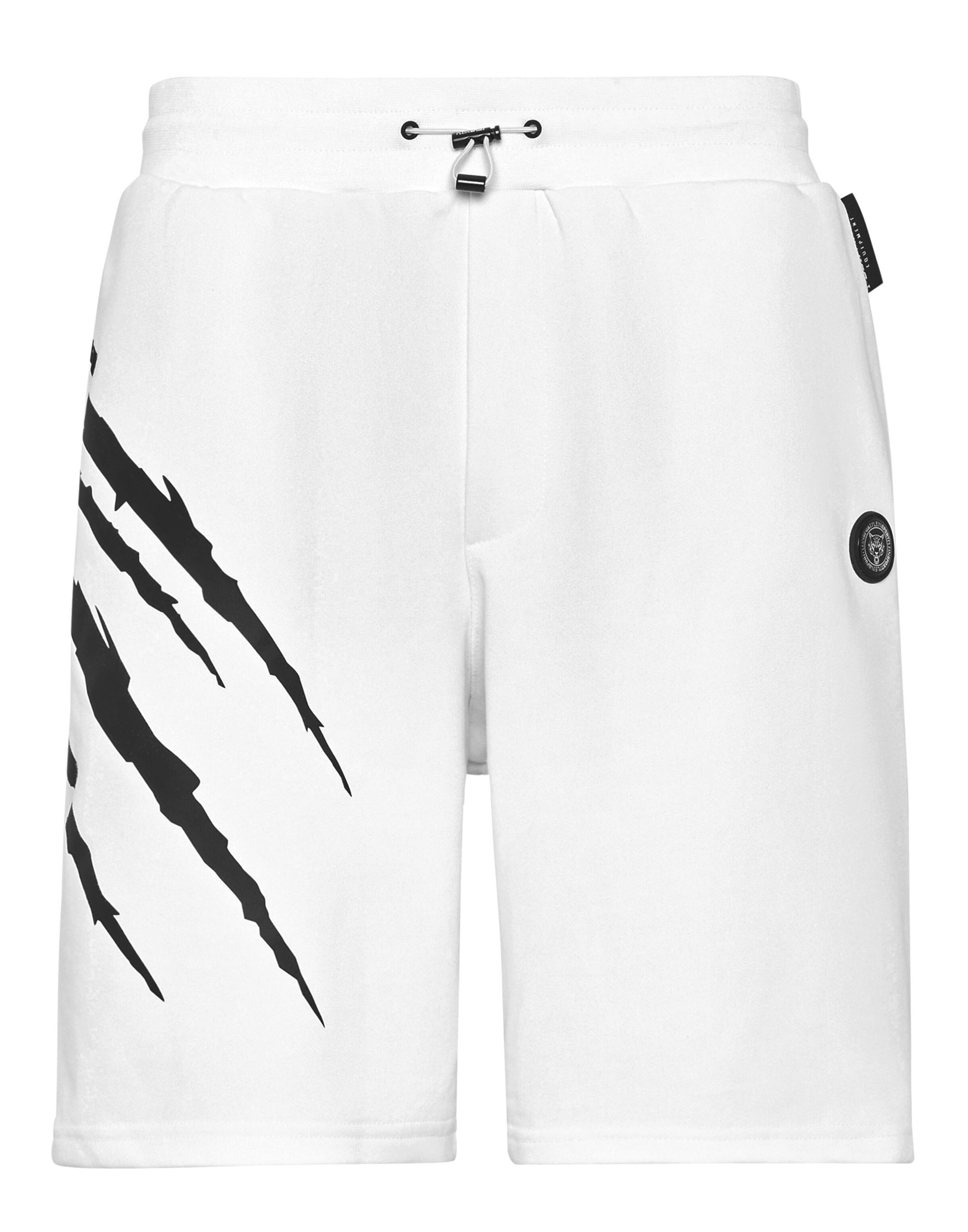 regular Pantaloni sportivi di Plein Sport in bianco: frontale
