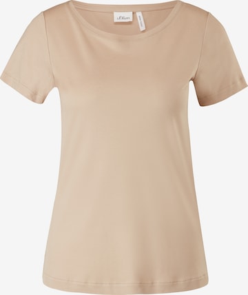 s.Oliver BLACK LABEL T-Shirt in Beige: predná strana