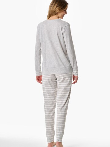 SCHIESSER Pyjama ' Casual Essentials ' in Grau