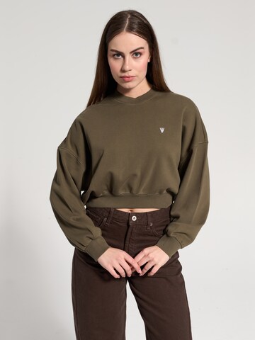 NOWIHT Sweatshirt 'Eulalie' in Groen