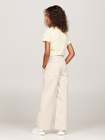 TOMMY HILFIGER Loose fit Pants 'Essential' in Beige