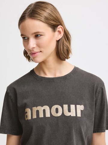 b.young T-Shirt 'Solko' in Braun