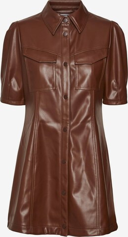 Noisy may Shirt Dress 'Pushy' in Brown: front