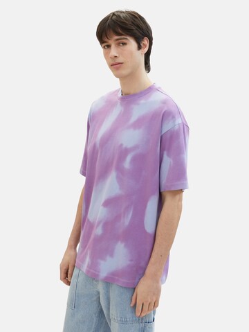 T-Shirt TOM TAILOR DENIM en violet