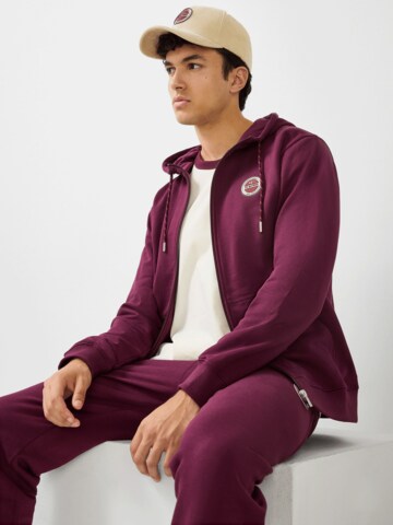 FC BAYERN MÜNCHEN Zip-Up Hoodie in Red