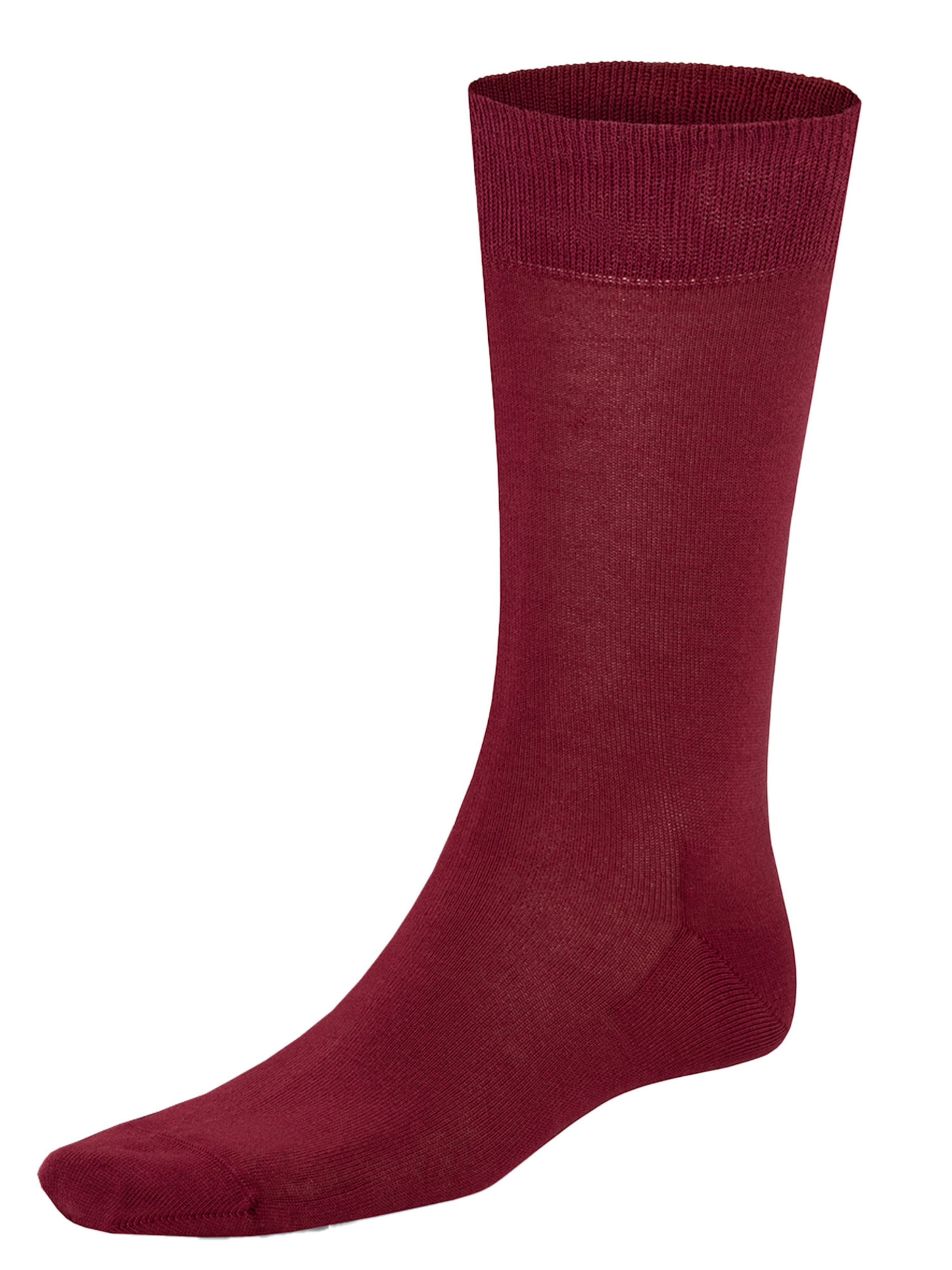 KUNERT Socken 'Richard' in Rot: Vorderseite