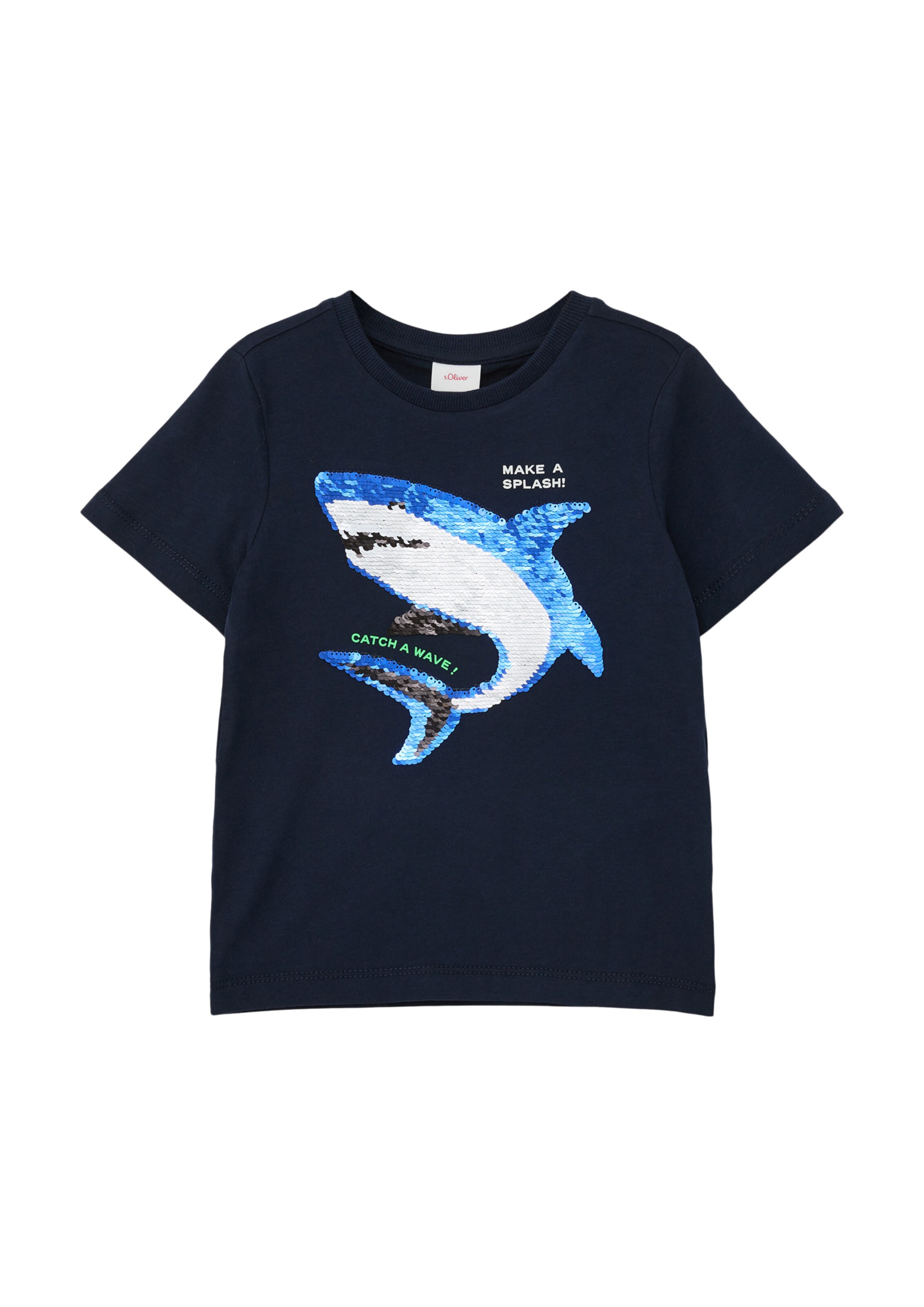 T-Shirt s.Oliver en bleu : devant