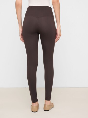 CALZEDONIA Skinny Leggings 'Sculpt Control' in Brown