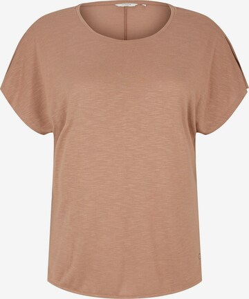 Tom Tailor Women + - Camiseta en marrón: frente