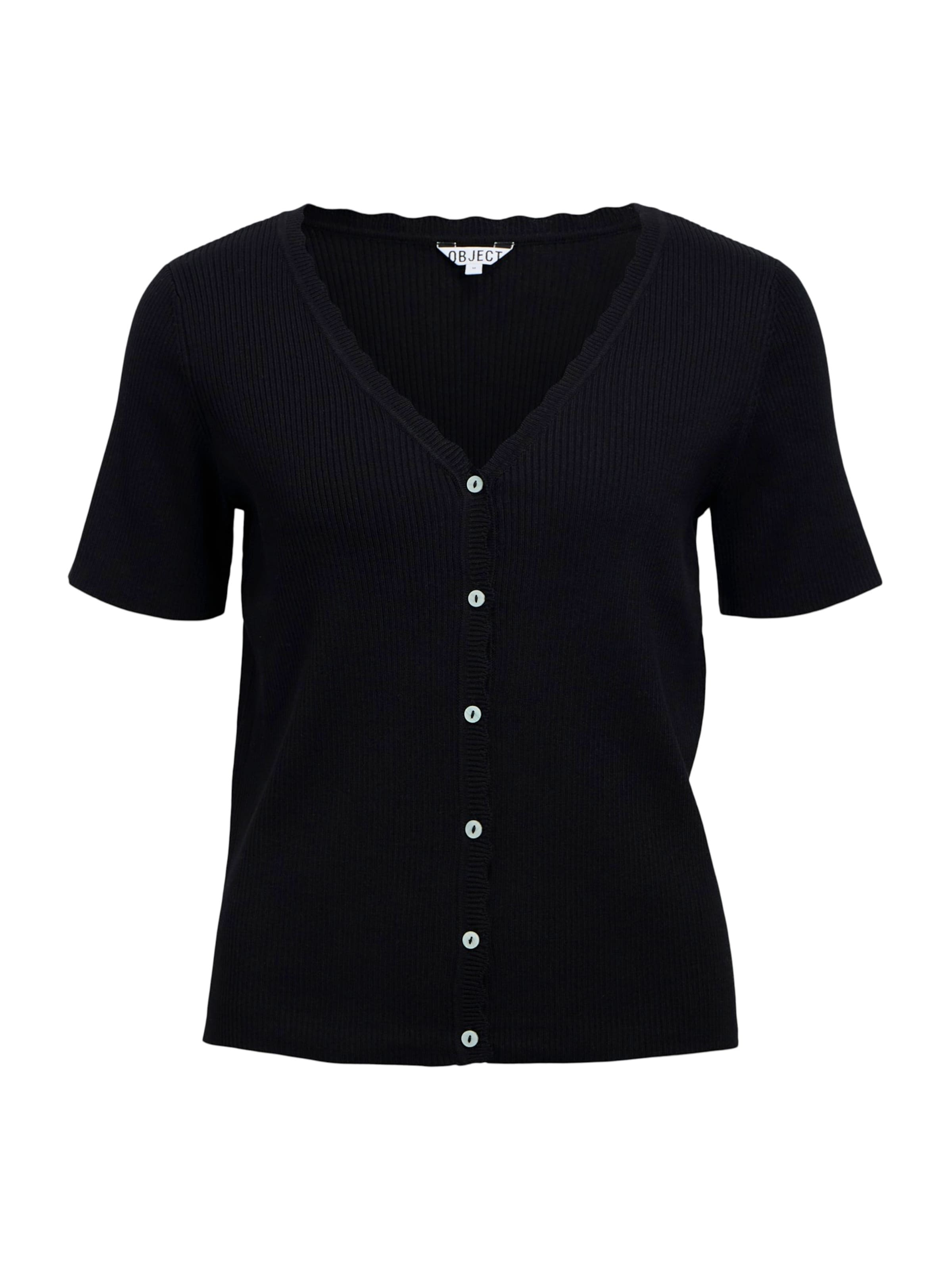 juoda OBJECT Kardiganas 'OBJKELLY': priekis