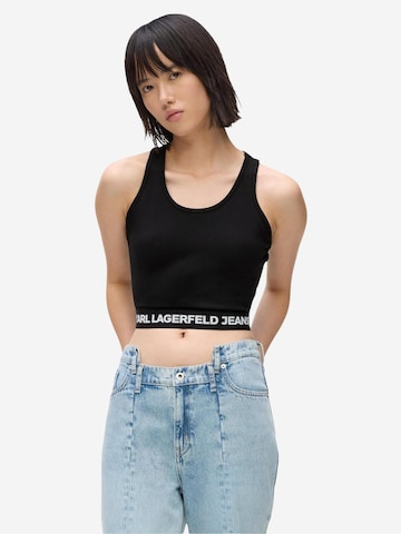 Top 'KLJ Milano Tank B1W17048' di KARL LAGERFELD JEANS in nero: frontale