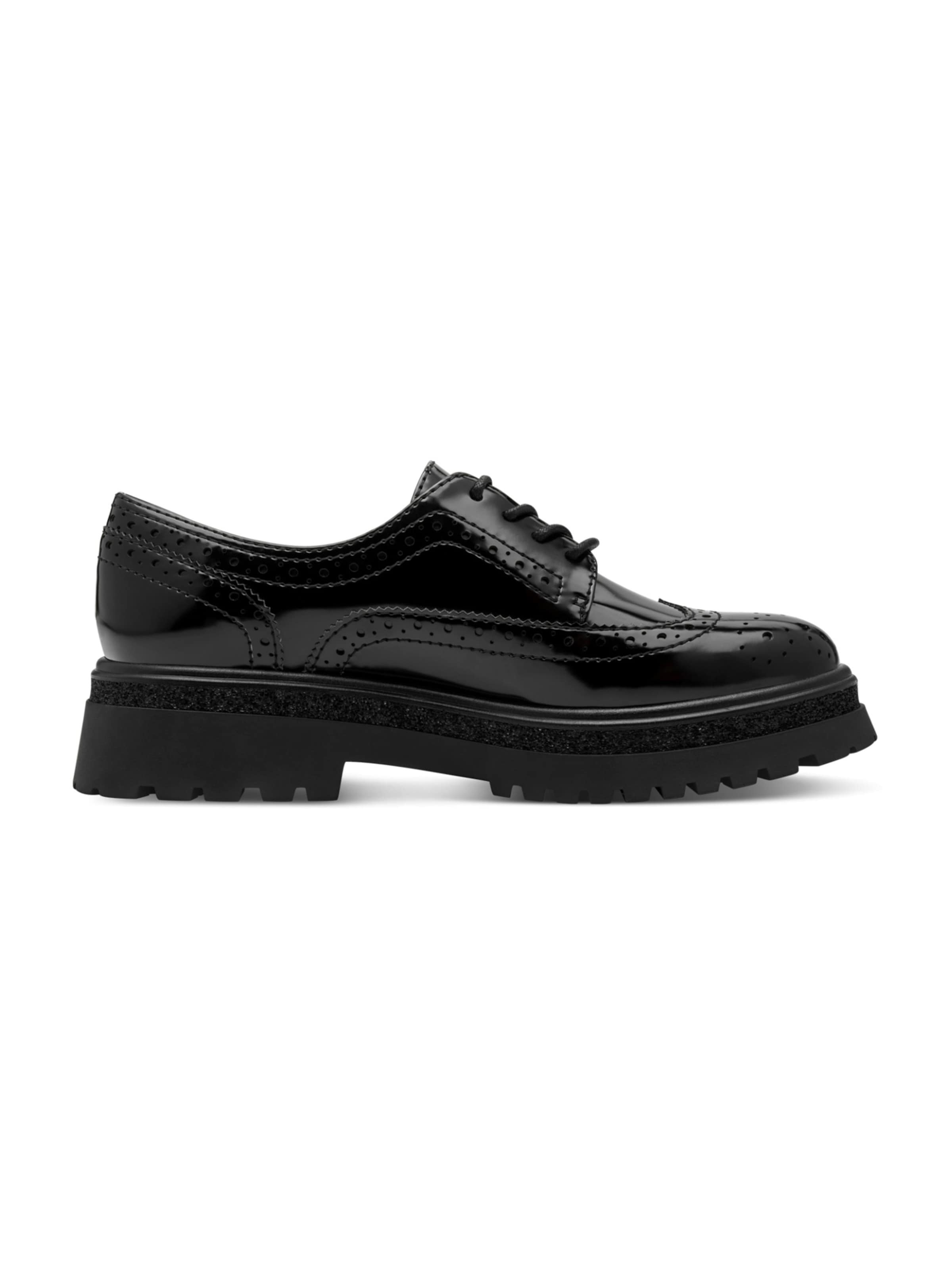 Tamaris Lace-up shoe in Black