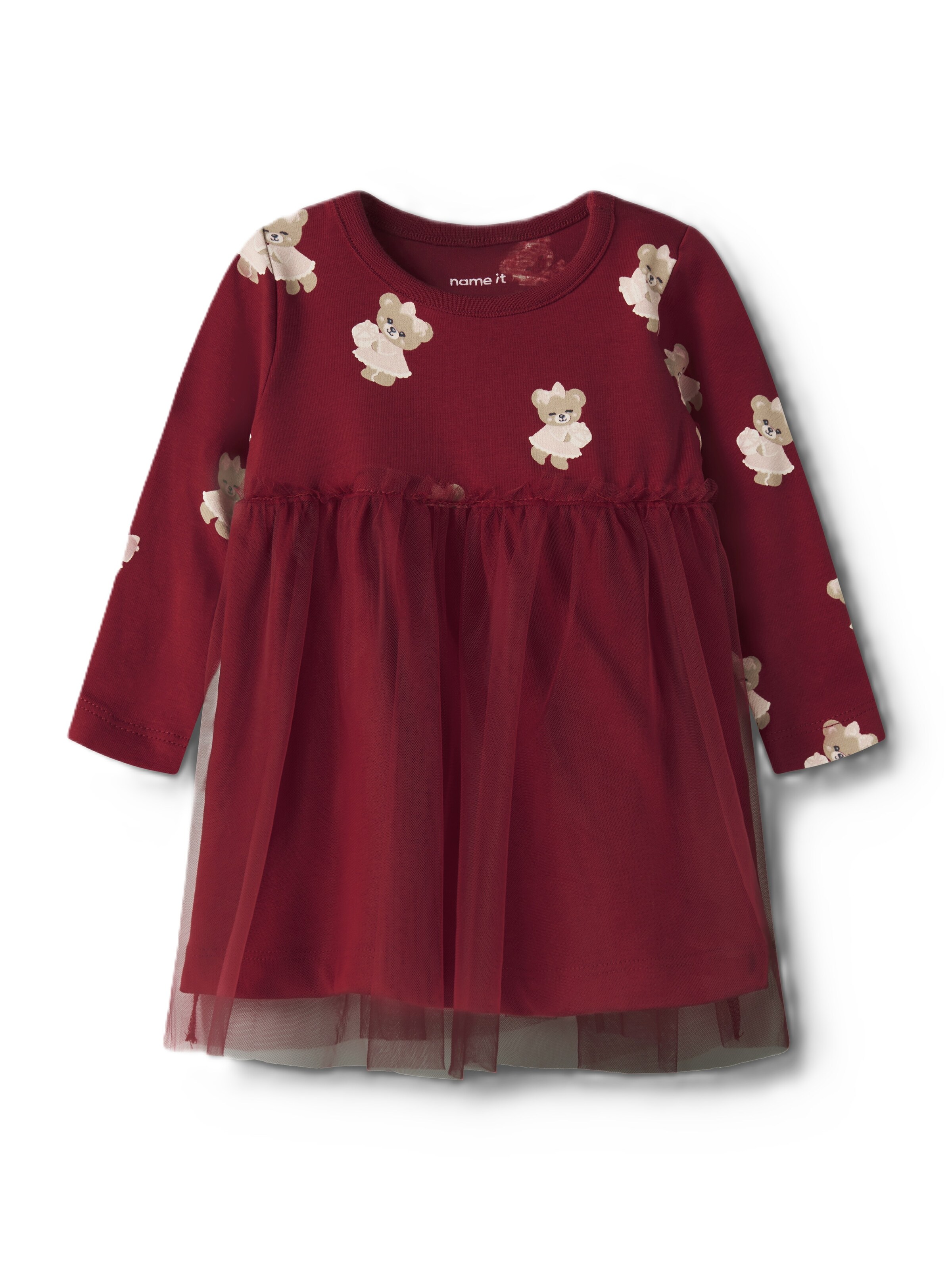 NAME IT Dress 'NBFRATIA LS ' in Red: front